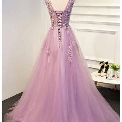 Lilac Prom Dress,sweetheart Prom Dress,a-line..