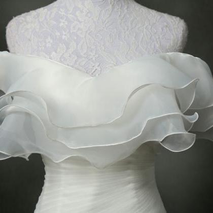Tulle Wedding Dress, Lace Mermaid Wedding Dress,..