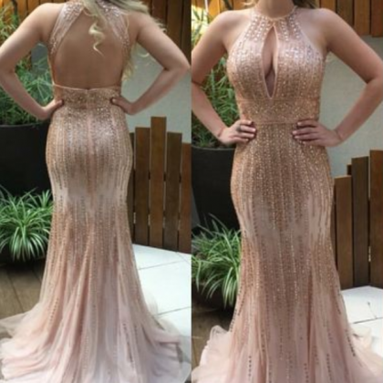 Sparkly Prom Dress,mermaid Prom Dress,beading Prom..