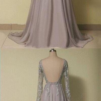 Custom Made Charming Chiffon Prom Dresses,sexy..