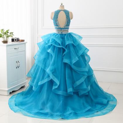 2018 Ball Gown Quinceanera Dresses Two Pieces..