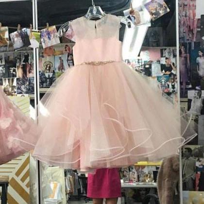 Simple Pink Short Prom Dress, Cute Pink Homecoming..