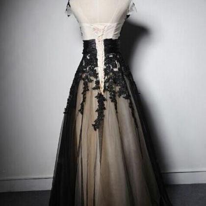 Black Prom Dress,modest Prom Dress,country Prom..