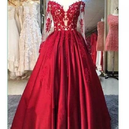 Ball Gown Prom Dress,red Prom Dress,off Shoulder..