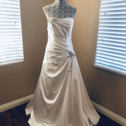 White Formal Wedding Dress,pl0197