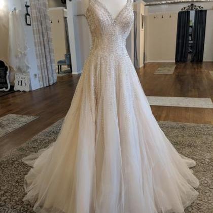 Blush Formal Wedding Dress,pl0231