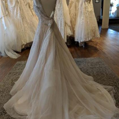 Blush Formal Wedding Dress,pl0231