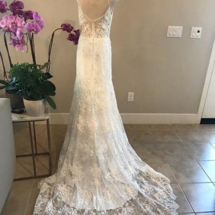 Lace Formal Wedding Dress,pl0234