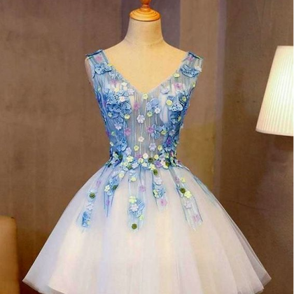 Cute Dresses, Homecoming Dress Blue, Lace Dresses,..