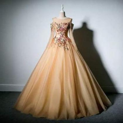 Ball Gown Long Prom Dress,pl2060
