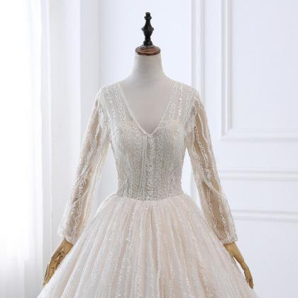 2021 Slim Large Size Lace A-line Wedding Dresses..