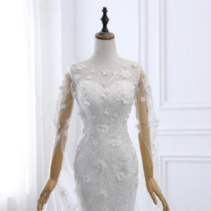 Super Fashion Mermaid Wedding Dresses White With..