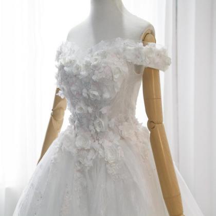 Super Charming Wedding Dresses Ball Gown Custom..