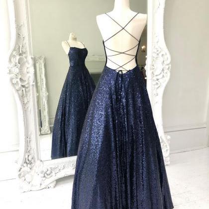 Navy Blue Women's Dress S297