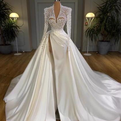 White Prom Dress, Beaded Prom Dresses, 2021 Prom Dresses,pl3162 on Luulla