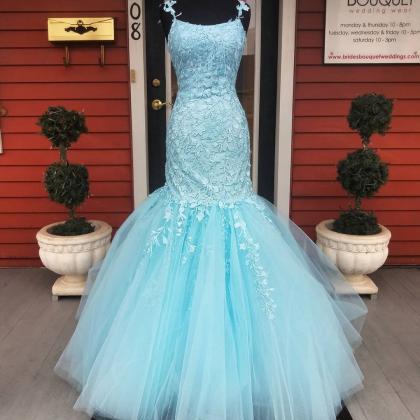 Charming Prom Dress,tulle Prom Dress,mermaid Prom..