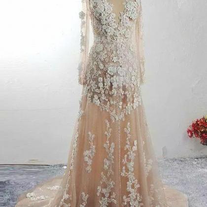 Wedding Dress, Rustic Dress, Illusion Dress,..