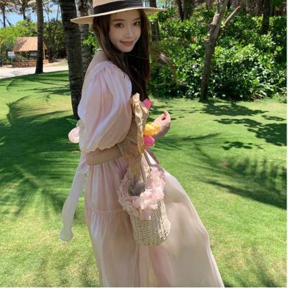 Victoria French Dress Korean Sweet Style,pl3679