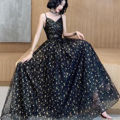 Cute Black Long Prom Dress Evening Dress,pl3818