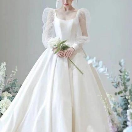 Vintage 90s does 50s White Formal Dress/ Sparkly Organza Wedding Dress –  Ian Drummond Vintage