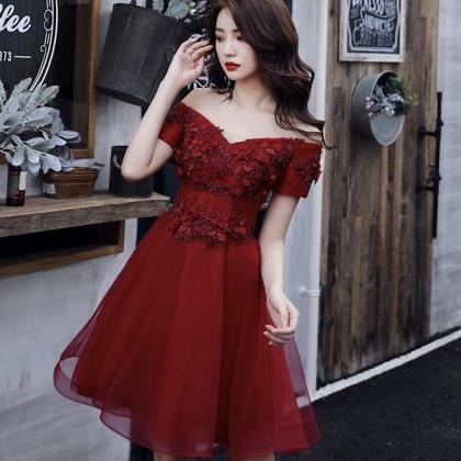 ,off Shoulder Homecoming Dress,sexy Party..
