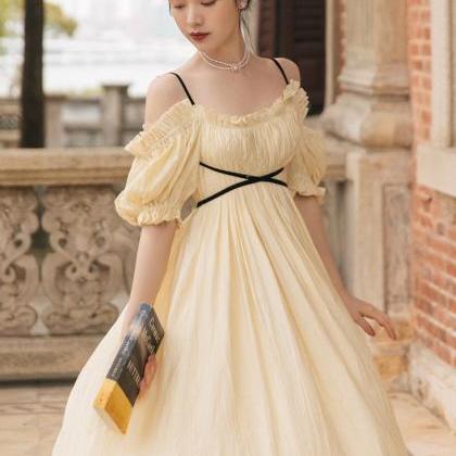 Fairy Dress-summer Cottage Dress-maxi Dress..