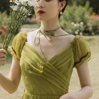 French Romance Dress-princess Fairy Dress-summer..