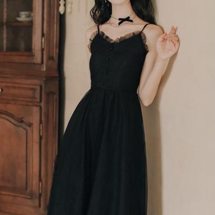 Gothic Lace Dress-princess Core Dress-french..