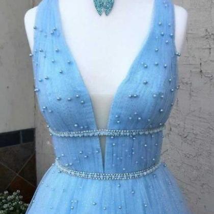 Chic Sequins Straps Prom Dresses Sleeveless Sexy..