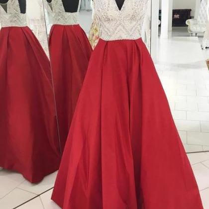Red Prom Dress 2020, Evening Dress ,winter Formal..