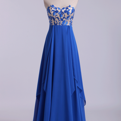 Prom Dresses Seetheart Princess With Embroidery..