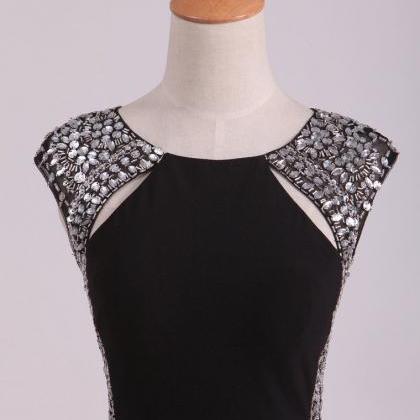 Sexy Open Back Scoop Spandex With Rhinestone..