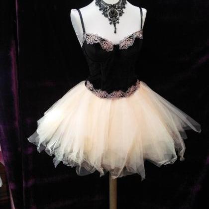 corset dress complete with lace nec..