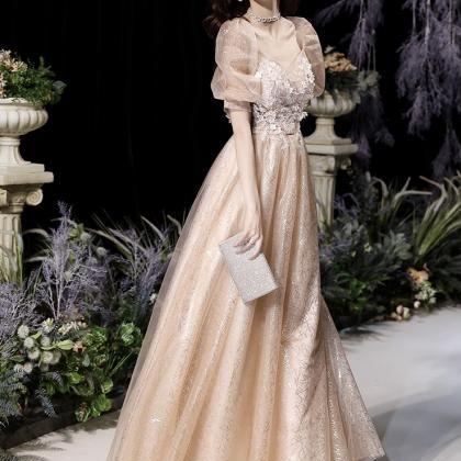 Champagne Prom Dresses, Dreamy Evening..