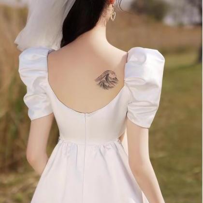 Little White Dress, Classy Socialite Dress,..