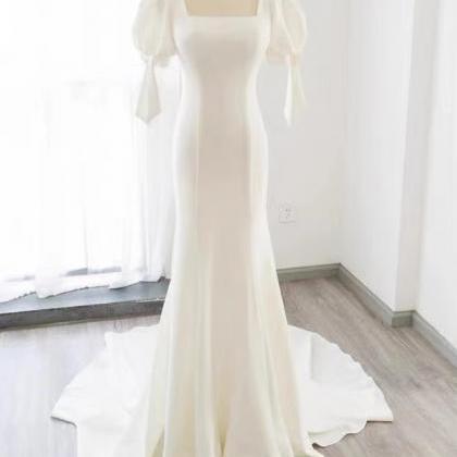Light wedding dress, new style, sat..