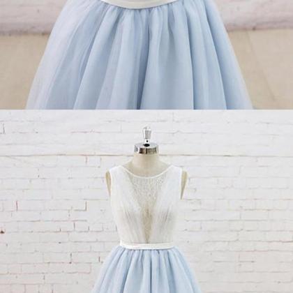Light Blue Prom Dress, Prom Dresses, Evening..