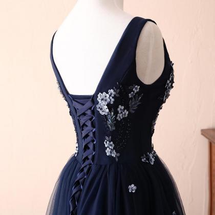 Charming Navy Blue Wedding Party Dresses, Prom..