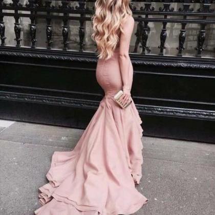 blush mermaid prom dress for Sale,Up To OFF60%