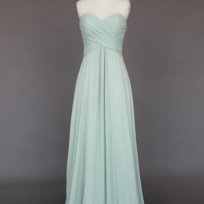 Empire Chiffon Bridesmaid Dress,a-line Sweetheart..