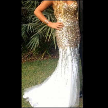 Prom Dresses Sexy Mermaid Luxury Sparkle Bling..