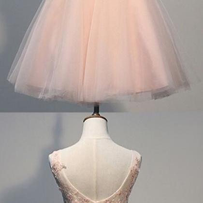 Charming Homecoming Dress,blush Pink Homecoming..