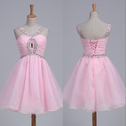 Ball Gown Homecoming Dresses,organza Homecoming..