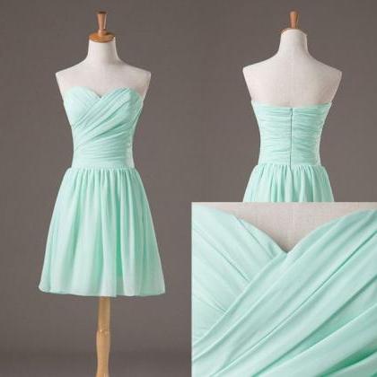 Green Homecoming Dresses,elegant Evening Dresses ,..