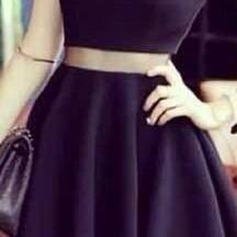 Charming Short Homecoming Dress, Little Black..