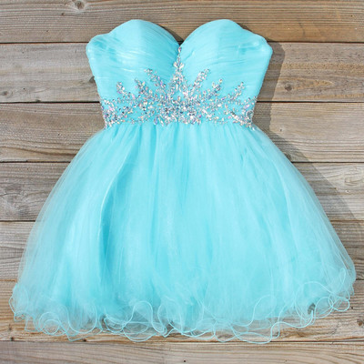 2016 Cute Blue Homecoming Dresses, Sexy Sweetheart..