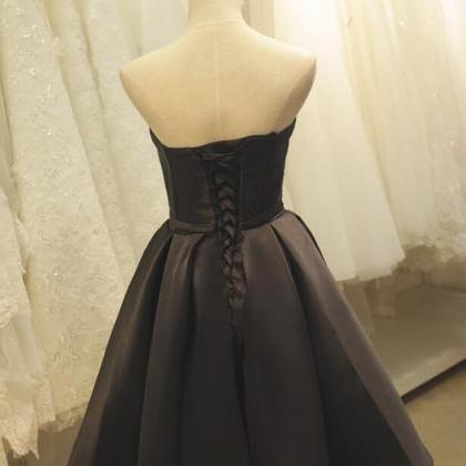 Sexy Black Homecoming Dress, Sweetheart Prom..