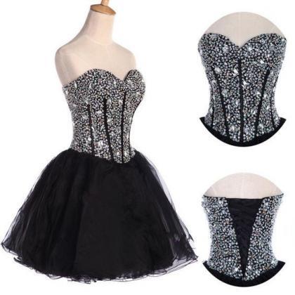 Sexy Sweetheart Homecoming Dress,tulle Prom..