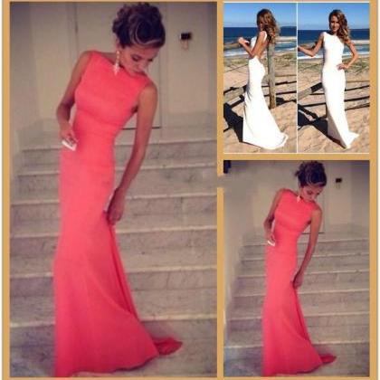New Sexy Backless Prom Dresses Vint..