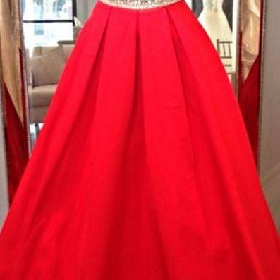 2016 Custom Charming Red Beading Prom Dresses,sexy..